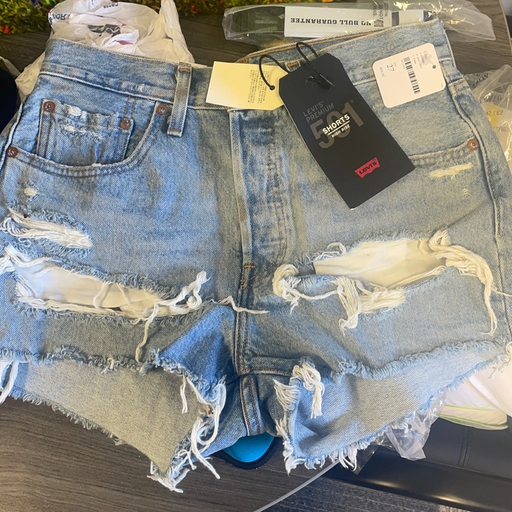 501 High Rise Shorts